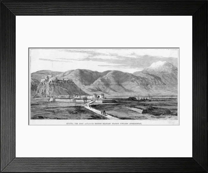 Framed Print : Pakistan Quetta Framed Print : Pakistan Quetta
