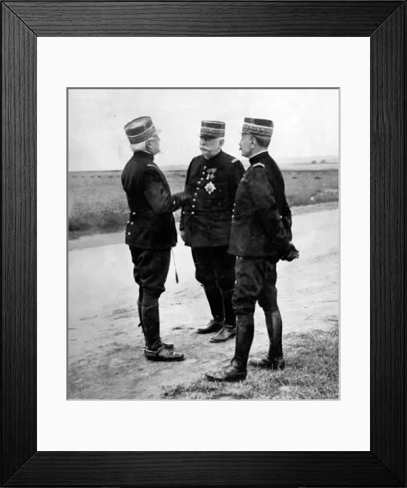 Framed Print : Three French war leaders Framed Print : Three French war leaders