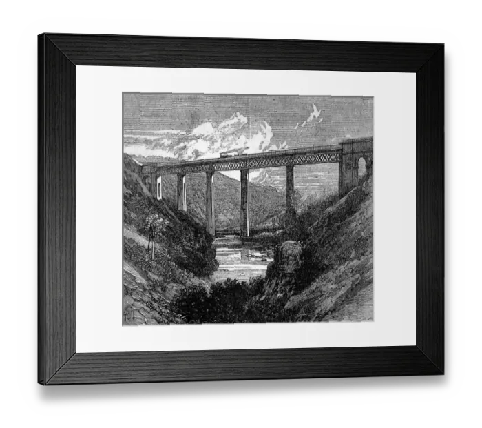 Framed Print : Railway bridge over the Tees at Barnard Castle Framed Print : Railway bridge over the Tees at Barnard Castle