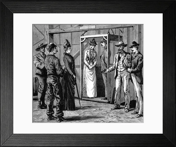 Framed Print : Ladies visiting the Transvaal gold mines Framed Print : Ladies visiting the Transvaal gold mines