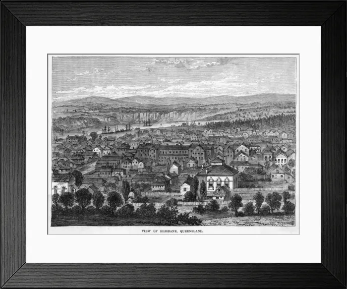 Framed Print : Australia Brisbane Framed Print : Australia Brisbane
