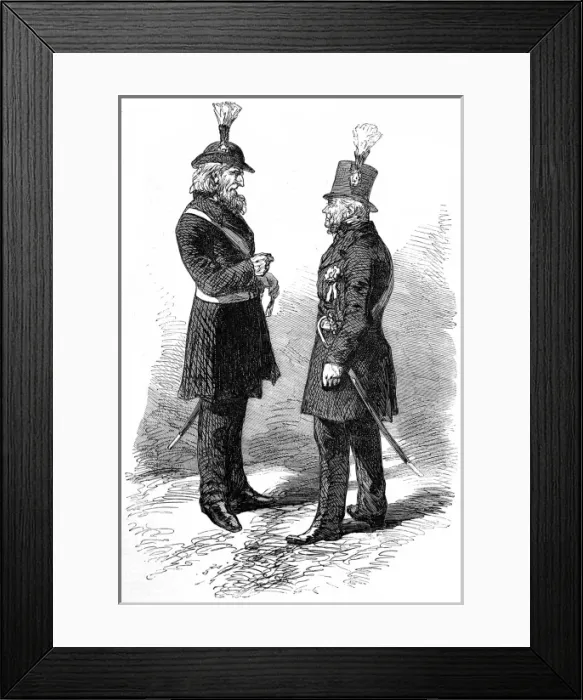 Framed Print : Veterans of the War of 1812; New York, 1865
