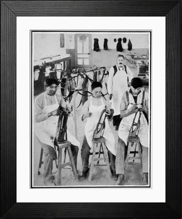 Framed Print : American Indians. The peaceful extinction of the red indian Framed Print : American Indians. The peaceful extinction of the red indian