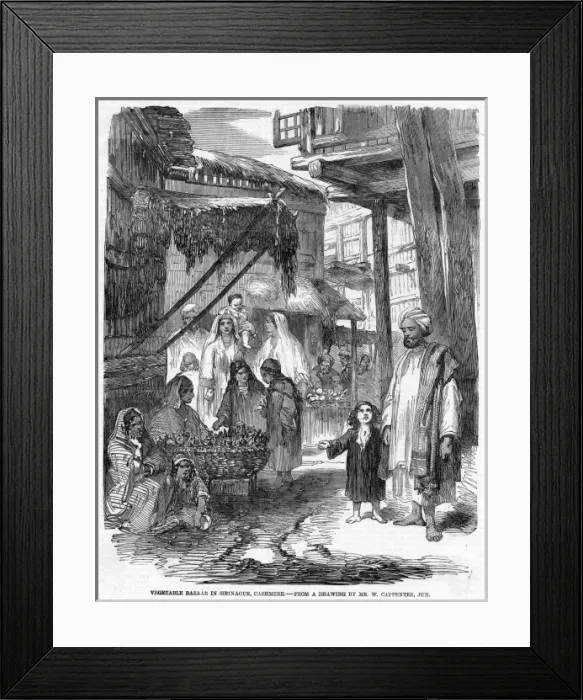 Framed Print : Kashmir Srinagar Framed Print : Kashmir Srinagar