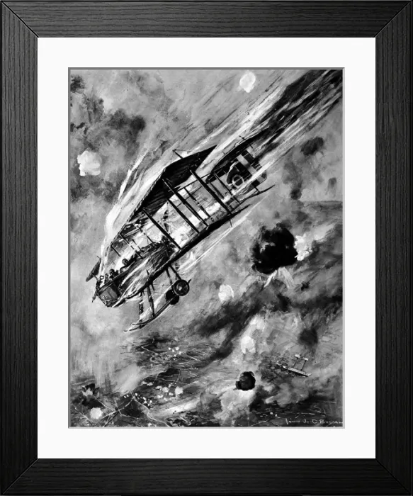 Framed Print : Defeat of Germanys biplane Framed Print : Defeat of Germanys biplane