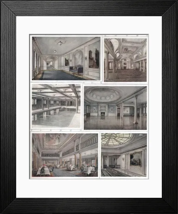 Framed Print : Rooms of the Aquitania Framed Print : Rooms of the Aquitania