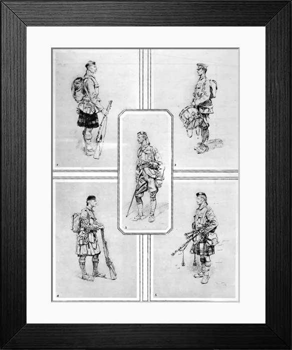 Framed Print : Highlanders Framed Print : Highlanders