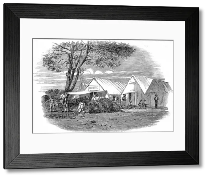 Framed Print : Amreica. Photographs from America. Sicard, on the Yuba Framed Print : Amreica. Photographs from America. Sicard, on the Yuba