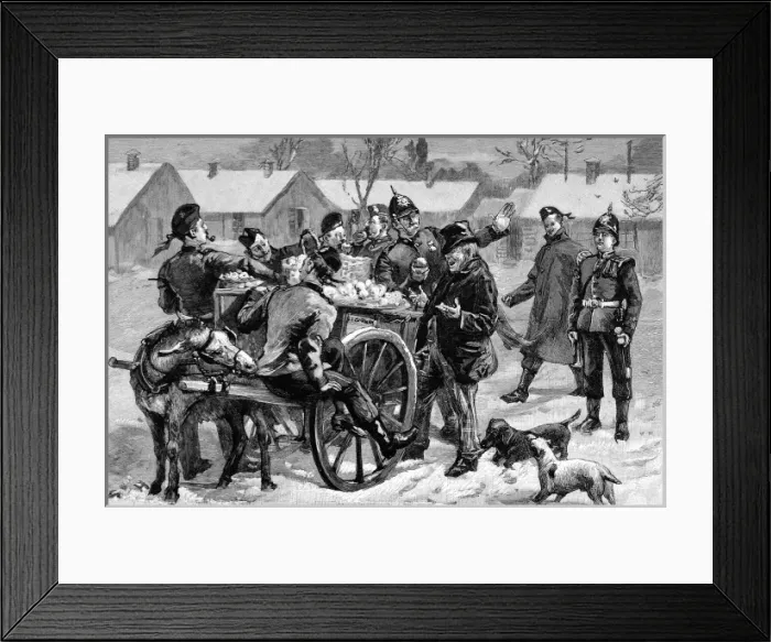 Framed Print : Christmas in an Army Barracks, 1894 Framed Print : Christmas in an Army Barracks, 1894