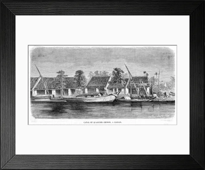 Framed Print : Vietnam Saigon Framed Print : Vietnam Saigon