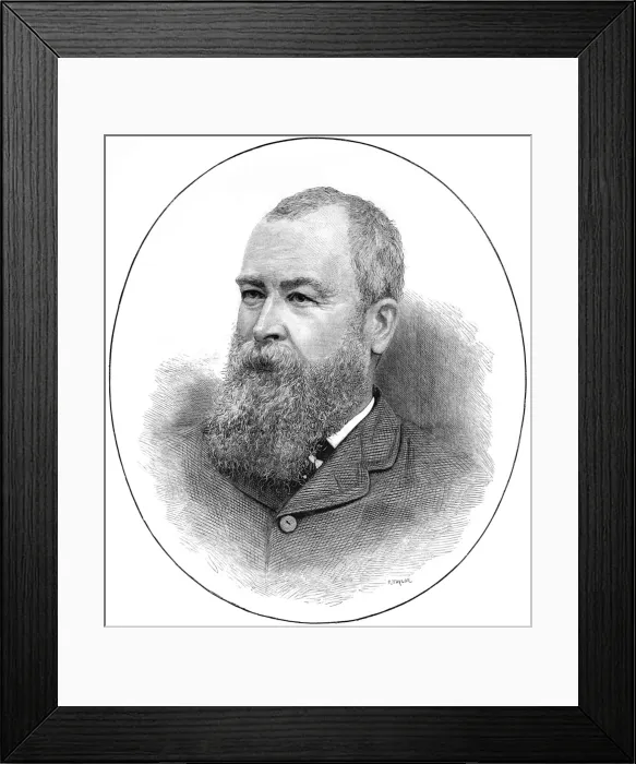 Framed Print : Henry Broadhurst MP, 1886 Framed Print : Henry Broadhurst MP, 1886
