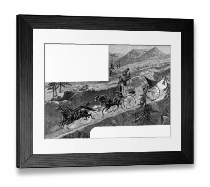 Framed Print : America. On the Southern Route from San Francisco to New Yor Framed Print : America. On the Southern Route from San Francisco to New Yor