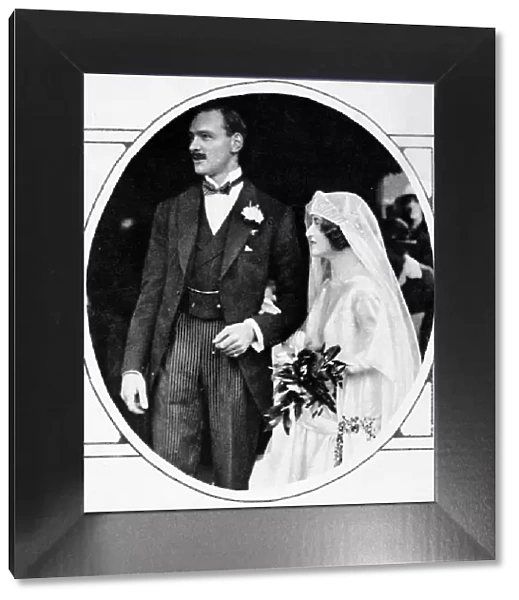 Marriage of Mr B. C Beauchamp and Lady Evelyn Herbert