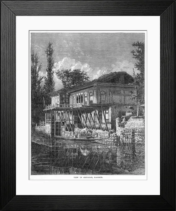 Framed Print : Kashmir Srinagar Framed Print : Kashmir Srinagar