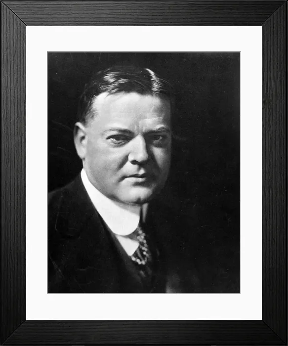 Framed Print : Herbert Hoover Framed Print : Herbert Hoover