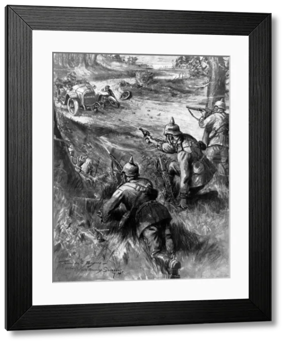 Framed Print : A German trap Framed Print : A German trap