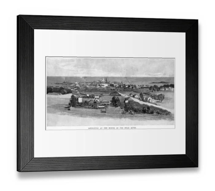 Framed Print : Australia Fremantle Framed Print : Australia Fremantle