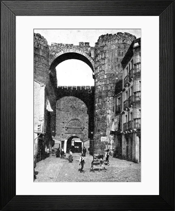 Framed Print : The Gateway of Bejar, Spain, 1908 Framed Print : The Gateway of Bejar, Spain, 1908