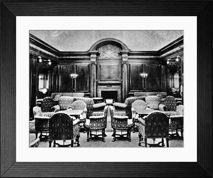 Framed Print : The Smoking-Room Framed Print : The Smoking-Room