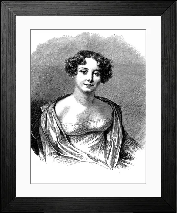 Framed Print : Lady Jane Franklin (1792-1875) Framed Print : Lady Jane Franklin (1792-1875)