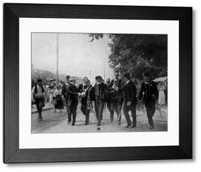 Framed Print : Assassination in Sarajevo