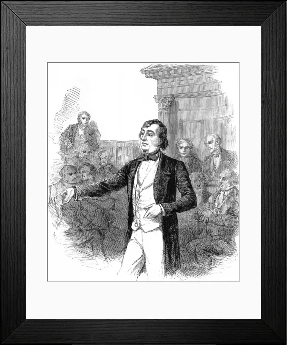 Framed Print : Benjamin Disraeli, 1847 Framed Print : Benjamin Disraeli, 1847
