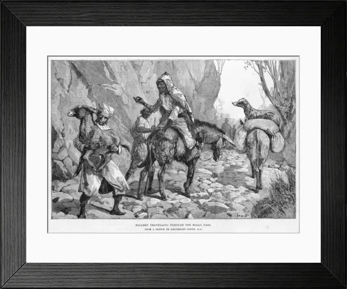 Framed Print : Pakistan Bolan Pass Framed Print : Pakistan Bolan Pass