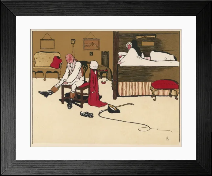 Framed Print : Foxhunt Early Start 1902 Framed Print : Foxhunt Early Start 1902