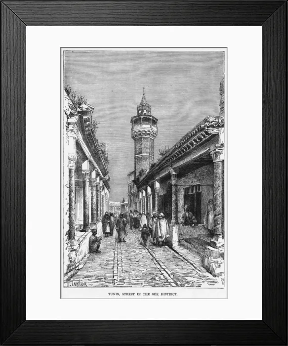 Framed Print : Tunisia Tunis Framed Print : Tunisia Tunis