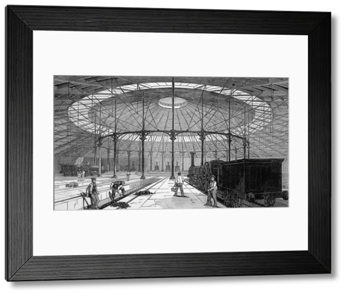 Framed Print : Interior of the engine house at Camden Town Framed Print : Interior of the engine house at Camden Town
