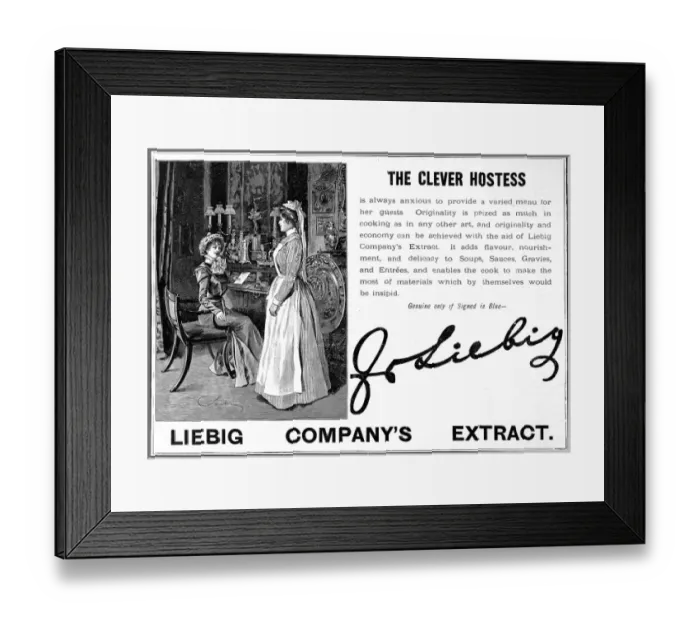 Framed Print : Liebig extract Framed Print : Liebig extract