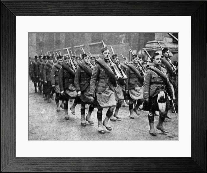Framed Print : Canadian Highlanders Framed Print : Canadian Highlanders