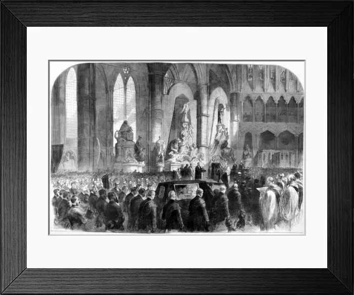 Framed Print : The Funeral of Lord Palmerston, 1865 Framed Print : The Funeral of Lord Palmerston, 1865