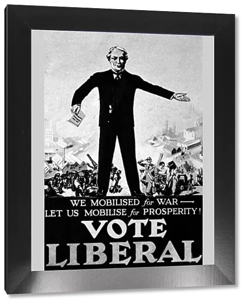 Liberal Party Poster, We Mobilised for War - Let us Mobilis