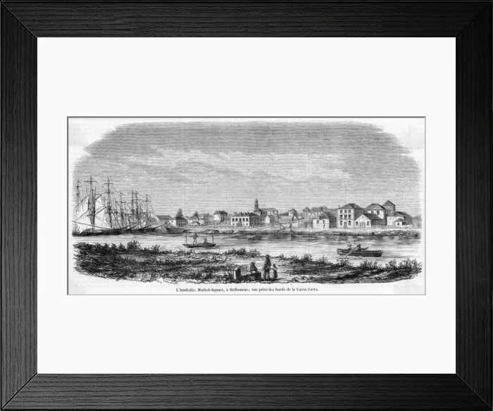Framed Print : Australia Melbourne Framed Print : Australia Melbourne