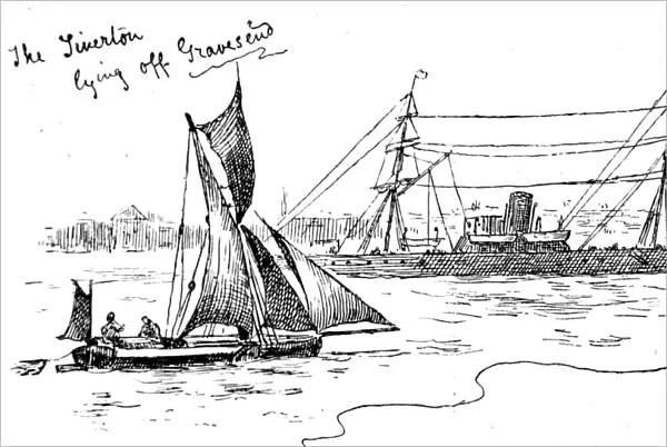 The Steamer Tiverton off Gravesend, 1884