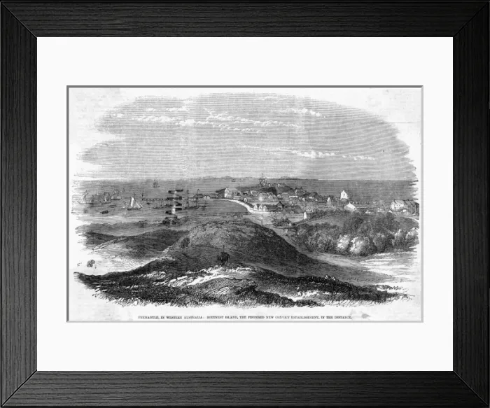 Framed Print : Australia Fremantle Framed Print : Australia Fremantle