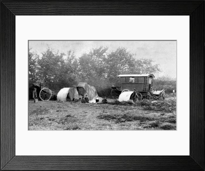 Framed Print : Gypsy camp on Exmoor Framed Print : Gypsy camp on Exmoor