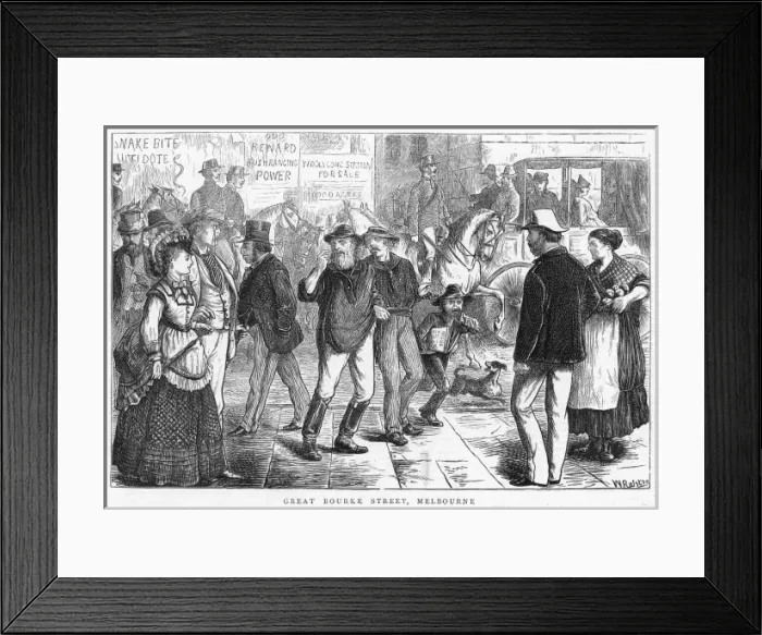 Framed Print : Australia Melbourne Framed Print : Australia Melbourne