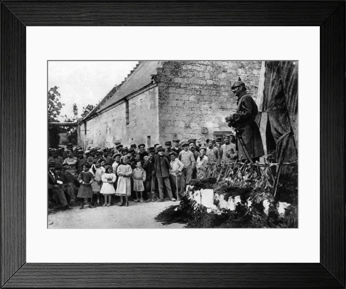 Framed Print : Burlesquing the Kaiser Framed Print : Burlesquing the Kaiser