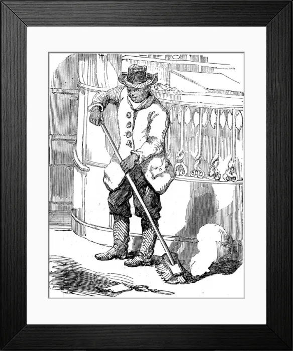 Framed Print : Close of business at Wall Street, New York, 1856 Framed Print : Close of business at Wall Street, New York, 1856