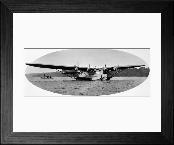 Framed Print : The Flying-boat Lieutenant de Vaisseau Paris, February 193 Framed Print : The Flying-boat Lieutenant de Vaisseau Paris, February 193