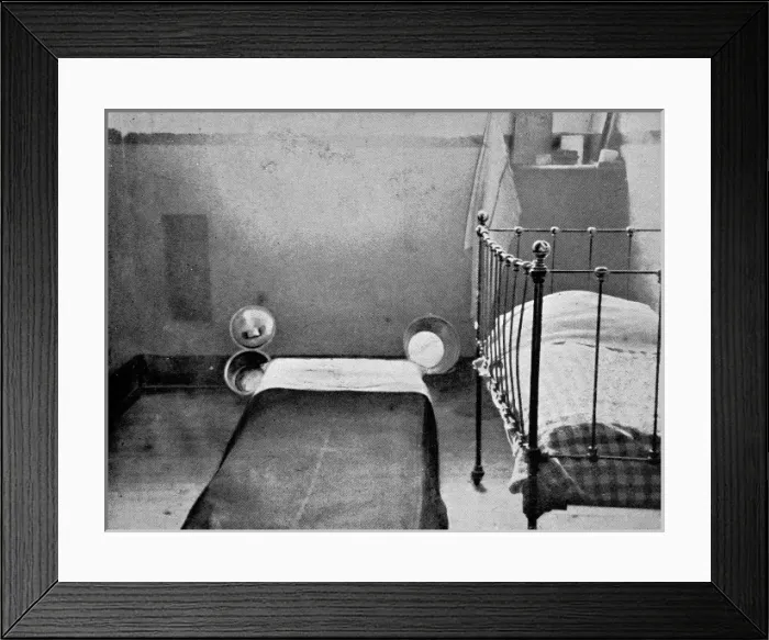 Framed Print : Babys cot by the side of its mothers bed Framed Print : Babys cot by the side of its mothers bed