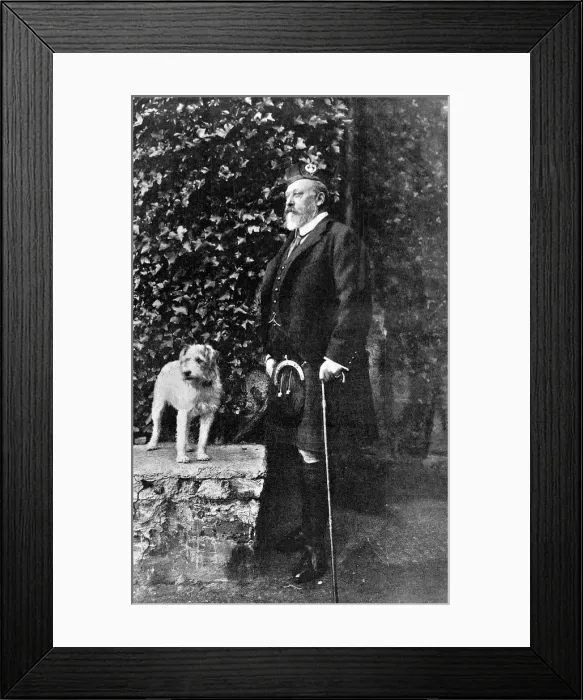 Framed Print : King Edward VII in Scottish costume Framed Print : King Edward VII in Scottish costume