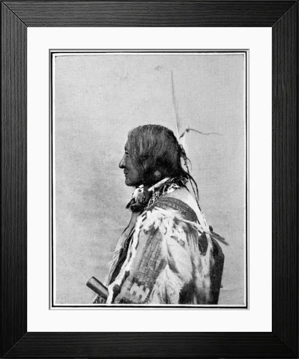 Framed Print : American Indians. The peaceful extinction of the red indian Framed Print : American Indians. The peaceful extinction of the red indian