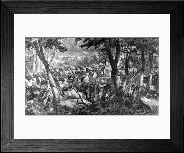 Framed Print : H. M. Stanleys Anglo-American Expedition to Central Africa Framed Print : H. M. Stanleys Anglo-American Expedition to Central Africa