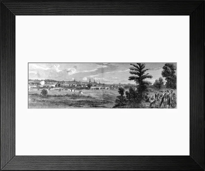 Framed Print : Petersburg, Virginia; American Civil War, 1864 Framed Print : Petersburg, Virginia; American Civil War, 1864