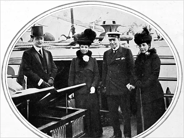 Shackleton with royalty