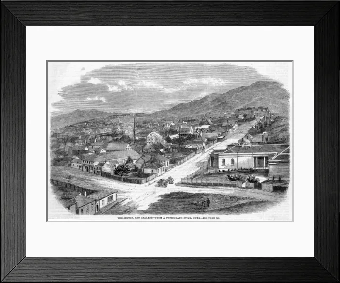 Framed Print : New Zealand Wellington Framed Print : New Zealand Wellington