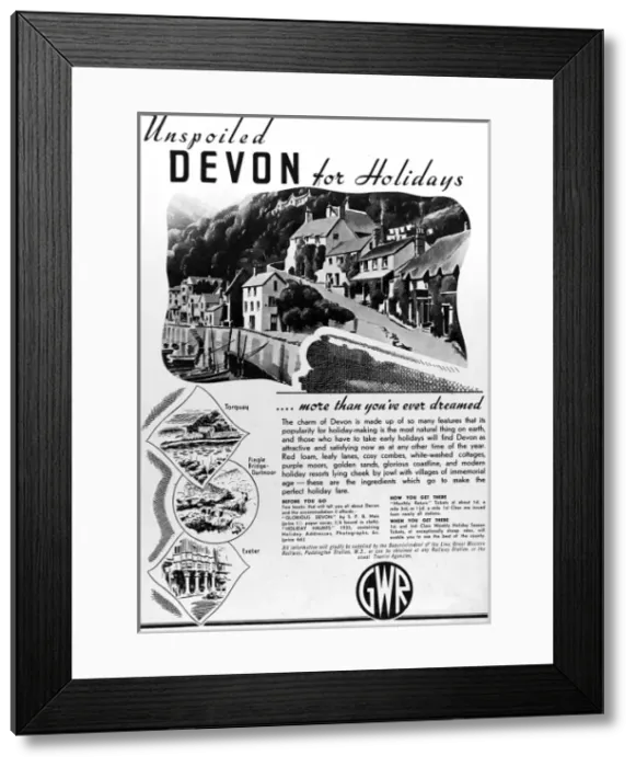 Framed Print : Devon for holidays Framed Print : Devon for holidays